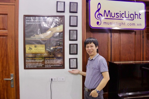 Nhạc sĩ Vũ Duy Hiếu dành tâm huyết với MusicLight và thương hiệu Pianoart - Ảnh 1. Nhạc sĩ Vũ Duy Hiếu dành tâm huyết với MusicLight và thương hiệu Pianoart - Ảnh 1.