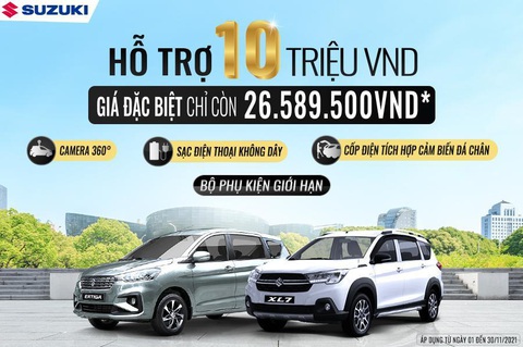 Ưu đãi gói phụ kiện giới hạn cho Suzuki XL7 và Ertiga Sport - Ảnh 1. Ưu đãi gói phụ kiện giới hạn cho Suzuki XL7 và Ertiga Sport - Ảnh 1.