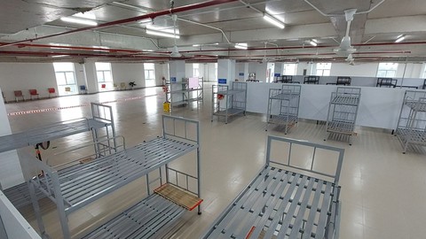 Khu cách ly trong khu công nghiệp đang bị treo vì thiếu quy chế - Ảnh 1. Khu cách ly trong khu công nghiệp đang bị treo vì thiếu quy chế - Ảnh 1.