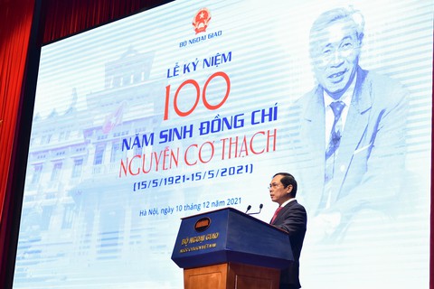 Kỷ niệm 100 năm sinh nhà ngoại giao Nguyễn Cơ Thạch - Ảnh 1. Kỷ niệm 100 năm sinh nhà ngoại giao Nguyễn Cơ Thạch - Ảnh 1.
