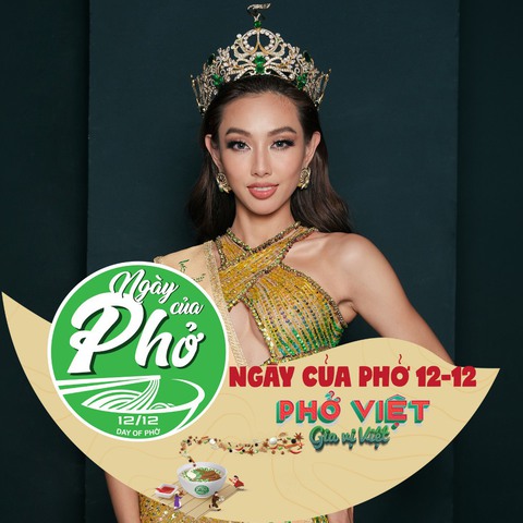 Hoa hậu Thùy Tiên đổi hình đại diện hưởng ứng Ngày của phở 12-12 - Ảnh 1. Hoa hậu Thùy Tiên đổi hình đại diện hưởng ứng Ngày của phở 12-12 - Ảnh 1.