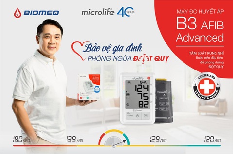 Bảo vệ gia đình phòng ngừa đột quỵ cùng Microlife - Ảnh 3. Bảo vệ gia đình phòng ngừa đột quỵ cùng Microlife - Ảnh 3.