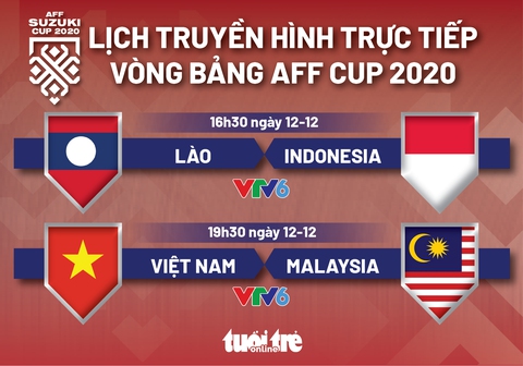 Lịch trực tiếp AFF Cup 2020: Việt Nam - Malaysia - Ảnh 1. Lịch trực tiếp AFF Cup 2020: Việt Nam - Malaysia - Ảnh 1.