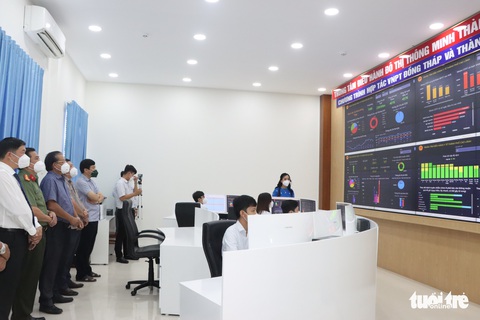 Khai trương trung tâm điều hành đô thị thông minh đầu tiên tại Đồng Tháp - Ảnh 1. Khai trương trung tâm điều hành đô thị thông minh đầu tiên tại Đồng Tháp - Ảnh 1.