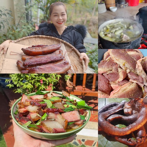 Ngày mổ lợn Tết bản Dao tôi - Ảnh 1. Ngày mổ lợn Tết bản Dao tôi - Ảnh 1.