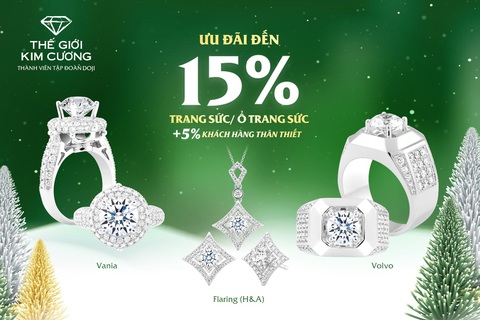 Tỏa sáng mùa lễ hội, Thế Giới Kim Cương ưu đãi cực hot dịp cuối năm - Ảnh 3. Tỏa sáng mùa lễ hội, Thế Giới Kim Cương ưu đãi cực hot dịp cuối năm - Ảnh 3.