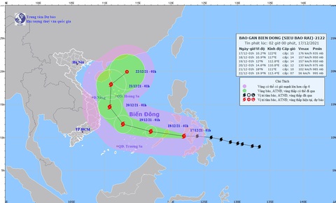 Sự bất thường của siêu bão Rai - Ảnh 2. Sự bất thường của siêu bão Rai - Ảnh 2.