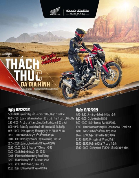 Cơ hội tự trải nghiệm ông vua Dakar Honda Africa Twin hoàn toàn mới - Ảnh 2. Cơ hội tự trải nghiệm ông vua Dakar Honda Africa Twin hoàn toàn mới - Ảnh 2.