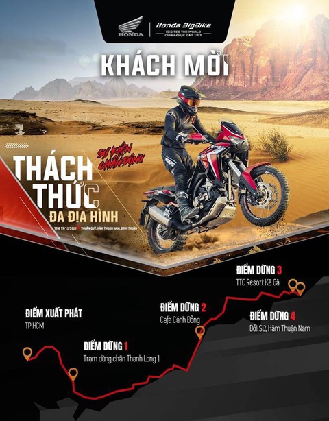 Cơ hội tự trải nghiệm ông vua Dakar Honda Africa Twin hoàn toàn mới - Ảnh 4. Cơ hội tự trải nghiệm ông vua Dakar Honda Africa Twin hoàn toàn mới - Ảnh 4.