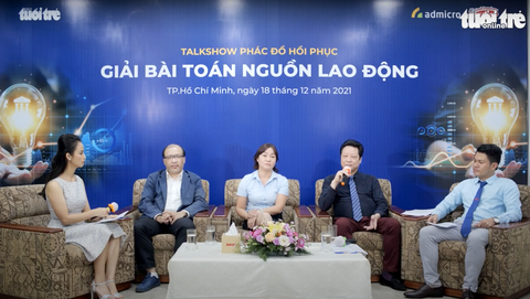Talkshow ‘Phác đồ hồi phục’: Tăng phúc lợi để công nhân trở lại nhà xưởng - Ảnh 5. Talkshow ‘Phác đồ hồi phục’: Tăng phúc lợi để công nhân trở lại nhà xưởng - Ảnh 5.