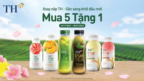 Xoay nắp TH - Sẵn sàng khởi đầu mới cùng loạt đồ uống hoàn toàn từ thiên nhiên - Ảnh 1. Xoay nắp TH - Sẵn sàng khởi đầu mới cùng loạt đồ uống hoàn toàn từ thiên nhiên - Ảnh 1.