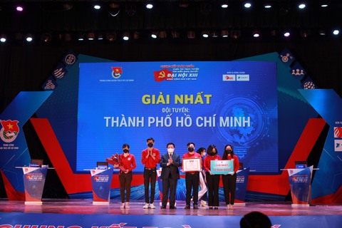 Đội tuyển TP.HCM đoạt quán quân cuộc thi trực tuyến tìm hiểu Nghị quyết Đại hội Đảng XIII - Ảnh 1. Đội tuyển TP.HCM đoạt quán quân cuộc thi trực tuyến tìm hiểu Nghị quyết Đại hội Đảng XIII - Ảnh 1.