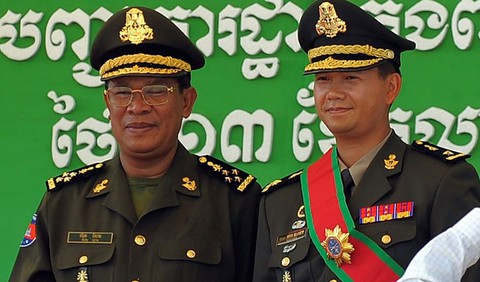 Thủ tướng Hun Sen tuyên bố ủng hộ con trai kế nhiệm nếu được bầu - Ảnh 1. Thủ tướng Hun Sen tuyên bố ủng hộ con trai kế nhiệm nếu được bầu - Ảnh 1.