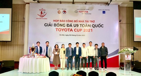 Giải bóng đá U9 toàn quốc Toyota Cup 2021 lần đầu tiên tổ chức tại Việt Nam - Ảnh 1. Giải bóng đá U9 toàn quốc Toyota Cup 2021 lần đầu tiên tổ chức tại Việt Nam - Ảnh 1.