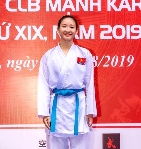 Hoàng Thị Mỹ Tâm giành HCV ở Giải vô địch karatedo châu Á 2021 - Ảnh 1. Hoàng Thị Mỹ Tâm giành HCV ở Giải vô địch karatedo châu Á 2021 - Ảnh 1.
