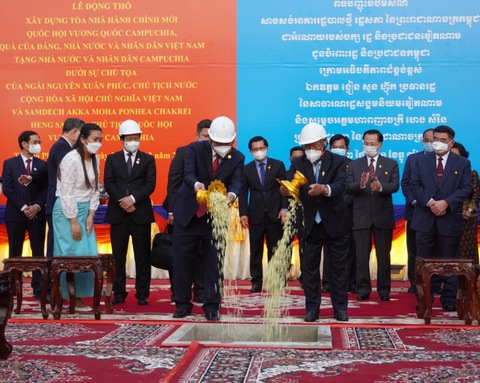 Việt Nam tặng Campuchia 25 triệu USD xây tòa nhà hành chính Quốc hội - Ảnh 1. Việt Nam tặng Campuchia 25 triệu USD xây tòa nhà hành chính Quốc hội - Ảnh 1.