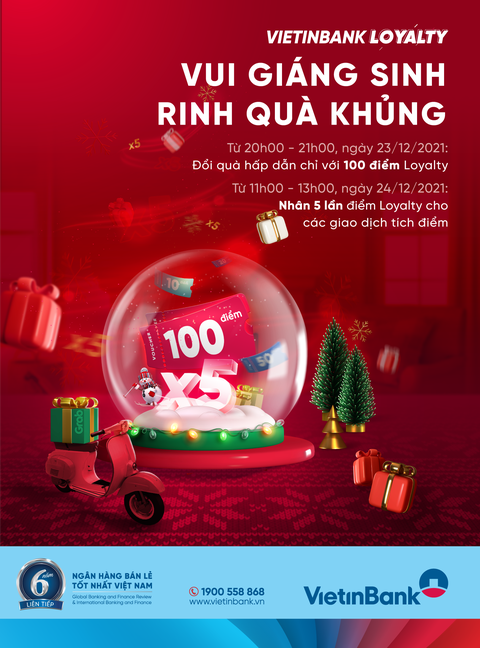 Vui Giáng sinh - Rinh quà khủng cùng VietinBank Loyalty - Ảnh 1. Vui Giáng sinh - Rinh quà khủng cùng VietinBank Loyalty - Ảnh 1.