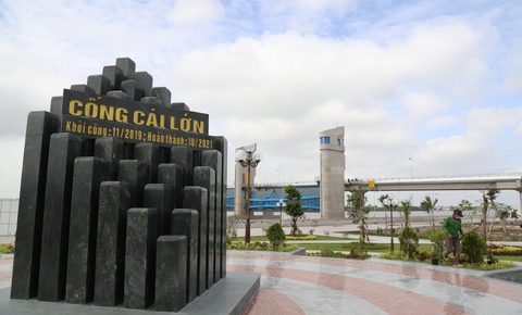Ngắm siêu cống lớn nhất Việt Nam vừa đưa vào vận hành - Ảnh 13. Ngắm siêu cống lớn nhất Việt Nam vừa đưa vào vận hành - Ảnh 13.