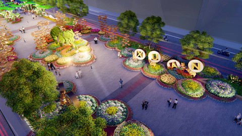 Đường hoa Nguyễn Huệ 2022 sẽ có không gian tri ân đồng bào cả nước - Ảnh 1. Đường hoa Nguyễn Huệ 2022 sẽ có không gian tri ân đồng bào cả nước - Ảnh 1.
