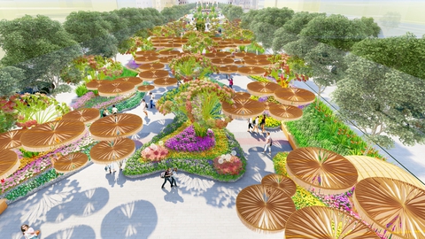 Đường hoa Nguyễn Huệ 2022 sẽ có không gian tri ân đồng bào cả nước - Ảnh 5. Đường hoa Nguyễn Huệ 2022 sẽ có không gian tri ân đồng bào cả nước - Ảnh 5.