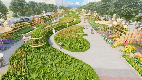 Đường hoa Nguyễn Huệ 2022 sẽ có không gian tri ân đồng bào cả nước - Ảnh 2. Đường hoa Nguyễn Huệ 2022 sẽ có không gian tri ân đồng bào cả nước - Ảnh 2.