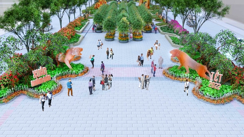 Đường hoa Nguyễn Huệ 2022 sẽ có không gian tri ân đồng bào cả nước - Ảnh 4. Đường hoa Nguyễn Huệ 2022 sẽ có không gian tri ân đồng bào cả nước - Ảnh 4.