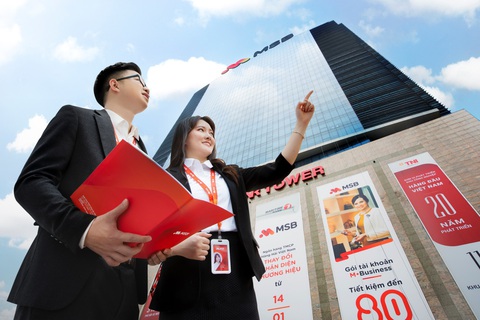 MSB đặt mục tiêu năm 2022 lãi tăng hơn 30%, dự kiến cổ tức 30% - Ảnh 1. MSB đặt mục tiêu năm 2022 lãi tăng hơn 30%, dự kiến cổ tức 30% - Ảnh 1.