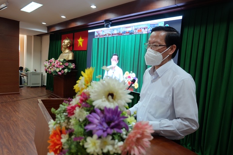 Chủ tịch Phan Văn Mãi: TP.HCM đã chỉ đạo rà soát việc chi tiêu phòng chống dịch - Ảnh 1. Chủ tịch Phan Văn Mãi: TP.HCM đã chỉ đạo rà soát việc chi tiêu phòng chống dịch - Ảnh 1.