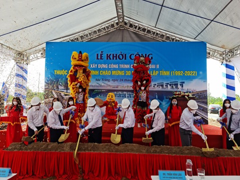 Khởi công hai cây cầu quan trọng tại Sóc Trăng - Ảnh 1. Khởi công hai cây cầu quan trọng tại Sóc Trăng - Ảnh 1.