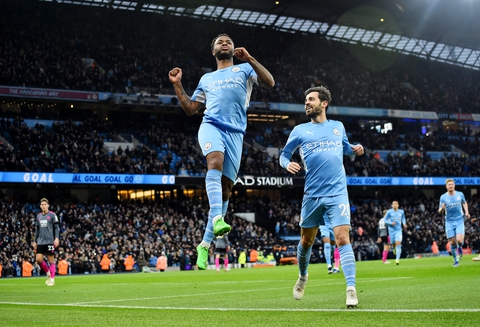 Thắng Leicester bằng tỉ số ván tennis, Man City vô địch lượt đi - Ảnh 3. Thắng Leicester bằng tỉ số ván tennis, Man City vô địch lượt đi - Ảnh 3.
