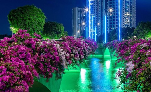 Ecopark phủ rợp pháo hoa trong khu đô thị với 3 điểm trình diễn mừng năm mới - Ảnh 2. Ecopark phủ rợp pháo hoa trong khu đô thị với 3 điểm trình diễn mừng năm mới - Ảnh 2.