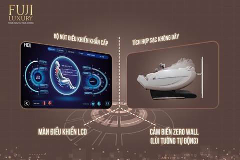 Ghế massage cao cấp FJ-889 Lux: Giải pháp hỗ trợ chăm sóc sức khỏe toàn diện - Ảnh 4. Ghế massage cao cấp FJ-889 Lux: Giải pháp hỗ trợ chăm sóc sức khỏe toàn diện - Ảnh 4.