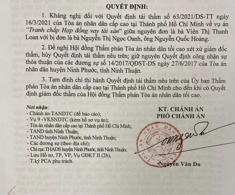 Vụ nữ thư ký tòa Ninh Phước bị khởi tố: Dự kiến ngày 28-3 xét xử giám đốc thẩm - Ảnh 1. Vụ nữ thư ký tòa Ninh Phước bị khởi tố: Dự kiến ngày 28-3 xét xử giám đốc thẩm - Ảnh 1.