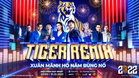 Tiger Remix 2022 - đại nhạc hội thực tế ảo chào đón năm mãnh hổ bùng nổ - Ảnh 1. Tiger Remix 2022 - đại nhạc hội thực tế ảo chào đón năm mãnh hổ bùng nổ - Ảnh 1.