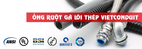 Ống ruột gà lõi thép bọc nhựa PVC - Vietconduit chuẩn BS 731 - Ảnh 2. Ống ruột gà lõi thép bọc nhựa PVC - Vietconduit chuẩn BS 731 - Ảnh 2.