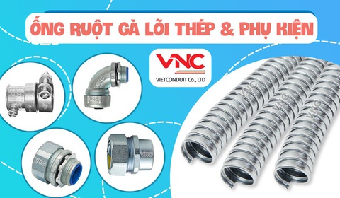 Ống ruột gà lõi thép và phụ kiện Vietconduit chuẩn BS 731 - Ảnh 2. Ống ruột gà lõi thép và phụ kiện Vietconduit chuẩn BS 731 - Ảnh 2.