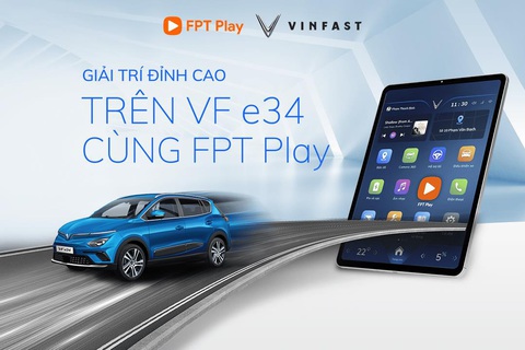 Ứng dụng giải trí FPT Play có mặt trên ô-tô điện VinFast VF e34 - Ảnh 1. Ứng dụng giải trí FPT Play có mặt trên ô-tô điện VinFast VF e34 - Ảnh 1.