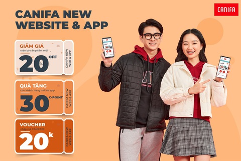 Mua sắm dễ dàng thông minh cùng website & ứng dụng Canifa - Ảnh 1. Mua sắm dễ dàng thông minh cùng website & ứng dụng Canifa - Ảnh 1.