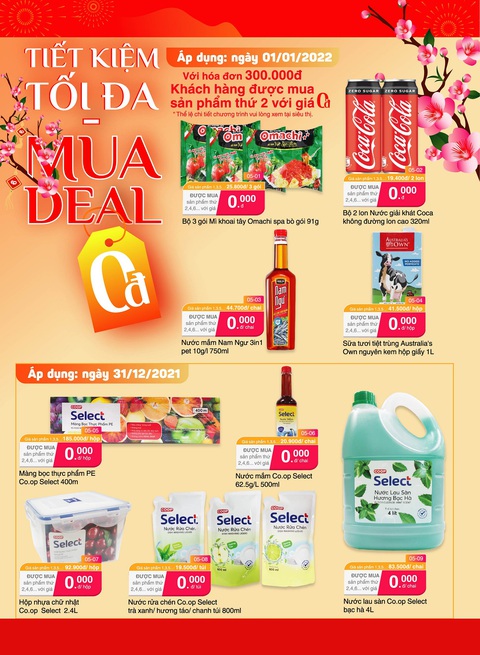 Tưng bừng Đại tiệc Tân Niên với Deal 0 đồng tại Co.opmart và Co.opXtra - Ảnh 2. Tưng bừng Đại tiệc Tân Niên với Deal 0 đồng tại Co.opmart và Co.opXtra - Ảnh 2.