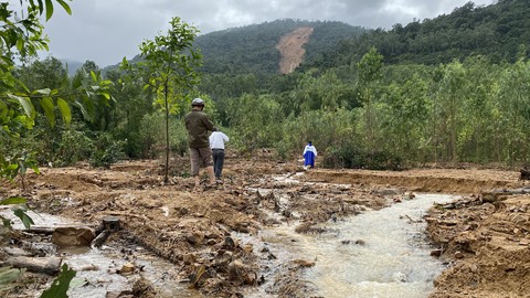 Sạt lở núi Trang Dài ở Bình Định - Ảnh 2. Sạt lở núi Trang Dài ở Bình Định - Ảnh 2.