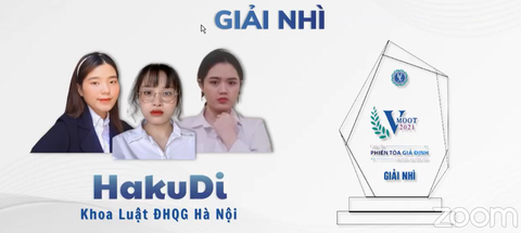 Sinh viên tranh tụng online trong phiên tòa giả định - Ảnh 2. Sinh viên tranh tụng online trong phiên tòa giả định - Ảnh 2.