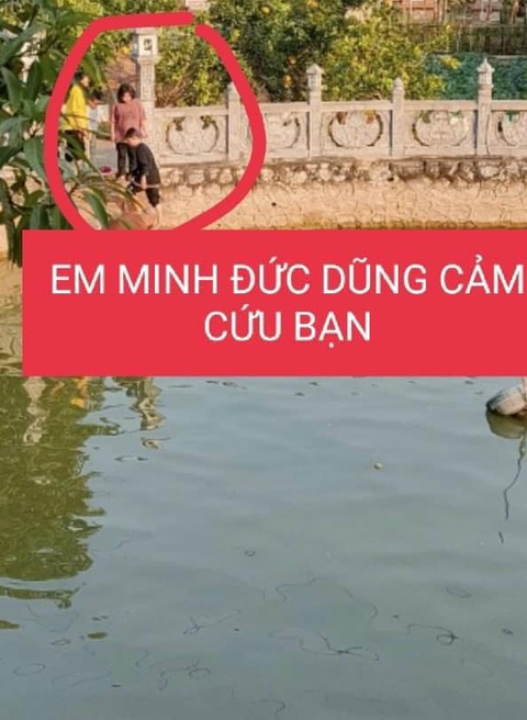 Học sinh lớp 6, dù không biết bơi, nhanh trí cứu sống bạn bị đuối nước - Ảnh 2. Học sinh lớp 6, dù không biết bơi, nhanh trí cứu sống bạn bị đuối nước - Ảnh 2.