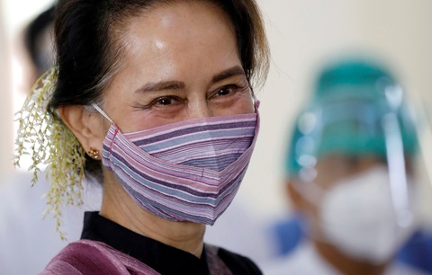 Bà Suu Kyi để lại tuyên bố trước khi bị bắt, kêu gọi người dân phản đối đảo chính - Ảnh 1. Bà Suu Kyi để lại tuyên bố trước khi bị bắt, kêu gọi người dân phản đối đảo chính - Ảnh 1.