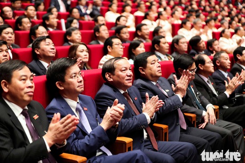 Những hình ảnh ghi dấu tại lễ bế mạc Đại hội XIII - Ảnh 5. Những hình ảnh ghi dấu tại lễ bế mạc Đại hội XIII - Ảnh 5.