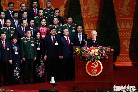 Những hình ảnh ghi dấu tại lễ bế mạc Đại hội XIII - Ảnh 8. Những hình ảnh ghi dấu tại lễ bế mạc Đại hội XIII - Ảnh 8.