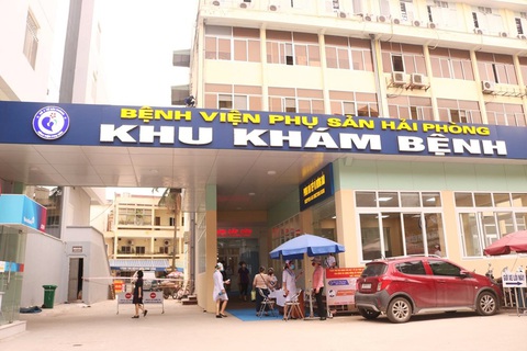 Bệnh viện Phụ sản Hải Phòng ngừng tiếp bệnh nhân vì liên quan một ca COVID-19 - Ảnh 1. Bệnh viện Phụ sản Hải Phòng ngừng tiếp bệnh nhân vì liên quan một ca COVID-19 - Ảnh 1.