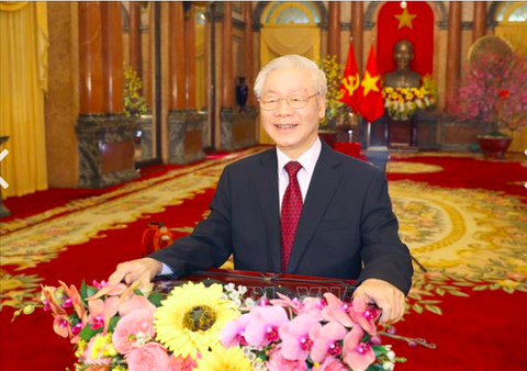 Tổng Bí thư, Chủ tịch nước Nguyễn Phú Trọng chúc Tết Tân Sửu 2021 - Ảnh 1. Tổng Bí thư, Chủ tịch nước Nguyễn Phú Trọng chúc Tết Tân Sửu 2021 - Ảnh 1.