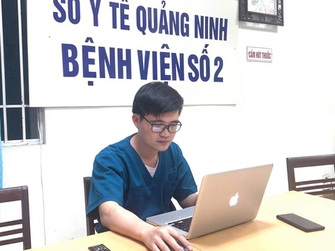 Valentine đặc biệt của y bác sĩ bệnh viện điều trị bệnh nhân COVID-19 tại Quảng Ninh - Ảnh 5. Valentine đặc biệt của y bác sĩ bệnh viện điều trị bệnh nhân COVID-19 tại Quảng Ninh - Ảnh 5.