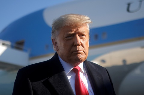 Ông Trump: Còn quá sớm để nói chuyện tranh cử 2024 - Ảnh 1. Ông Trump: Còn quá sớm để nói chuyện tranh cử 2024 - Ảnh 1.