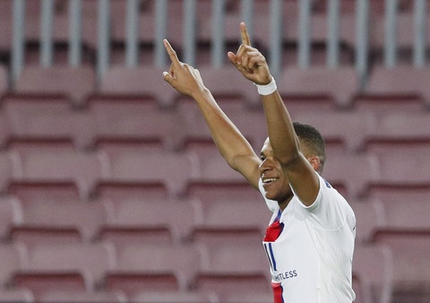 Mbappe lập hat-trick, PSG nhấn chìm Barca tại Nou Camp - Ảnh 4. Mbappe lập hat-trick, PSG nhấn chìm Barca tại Nou Camp - Ảnh 4.